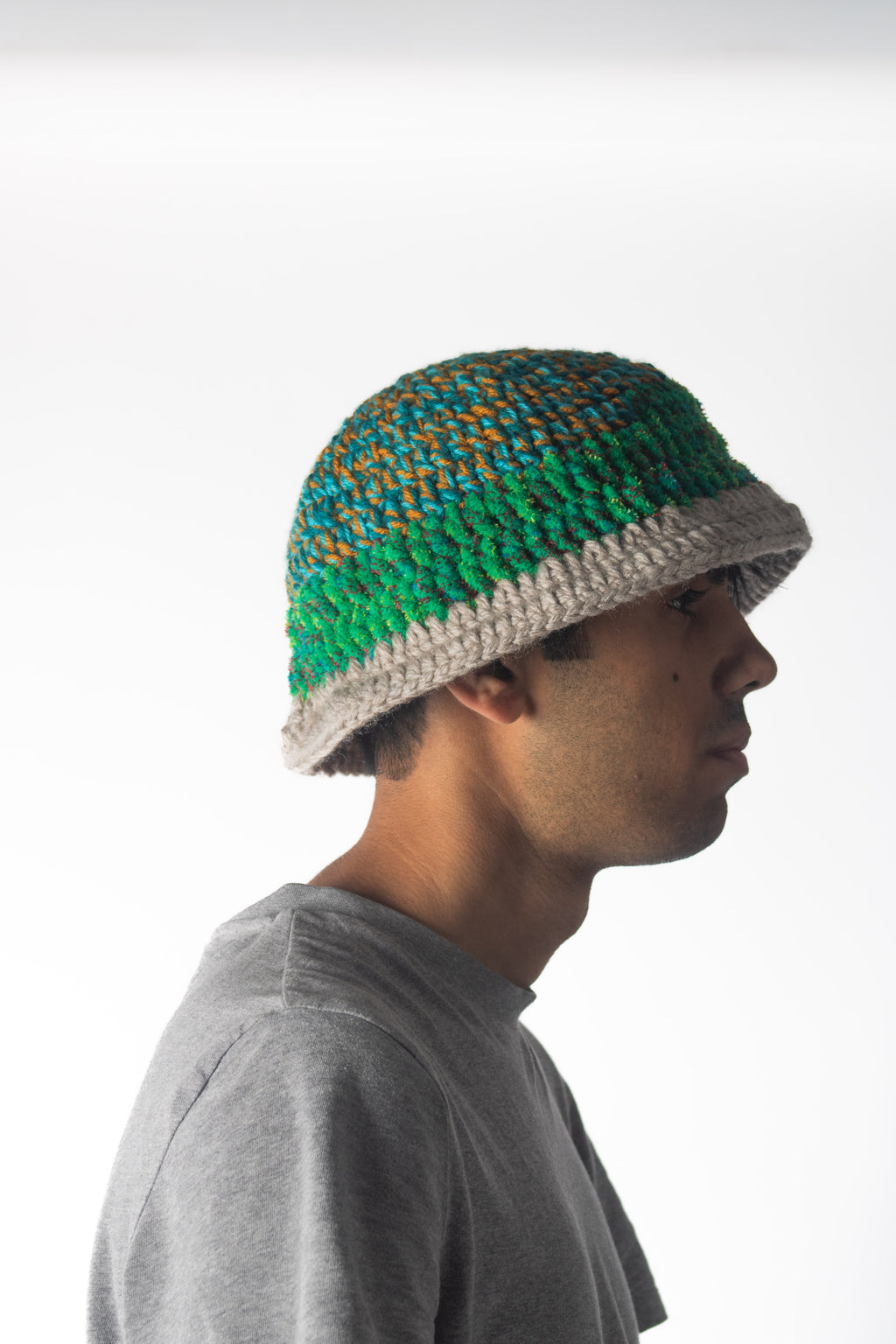 Green pasture bucket hat